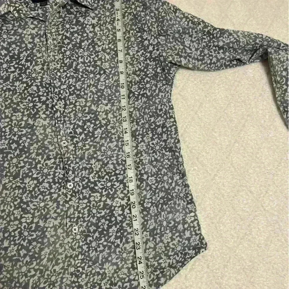 Vintage American Eagle floral button front shirt size medium - Picture 4 of 12